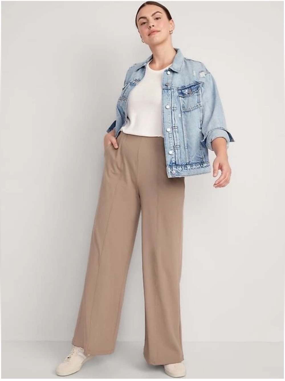 Old Navy Women's High-Waisted PowerSoft Trouser Pants Go-Dry  XL